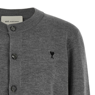 Ami Paris Ami De Coeur Cardigan