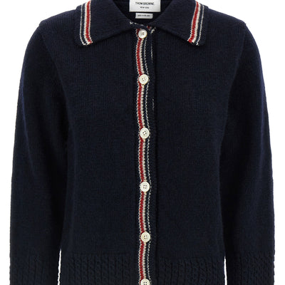Thom Browne Hector Intarsia Cardigan