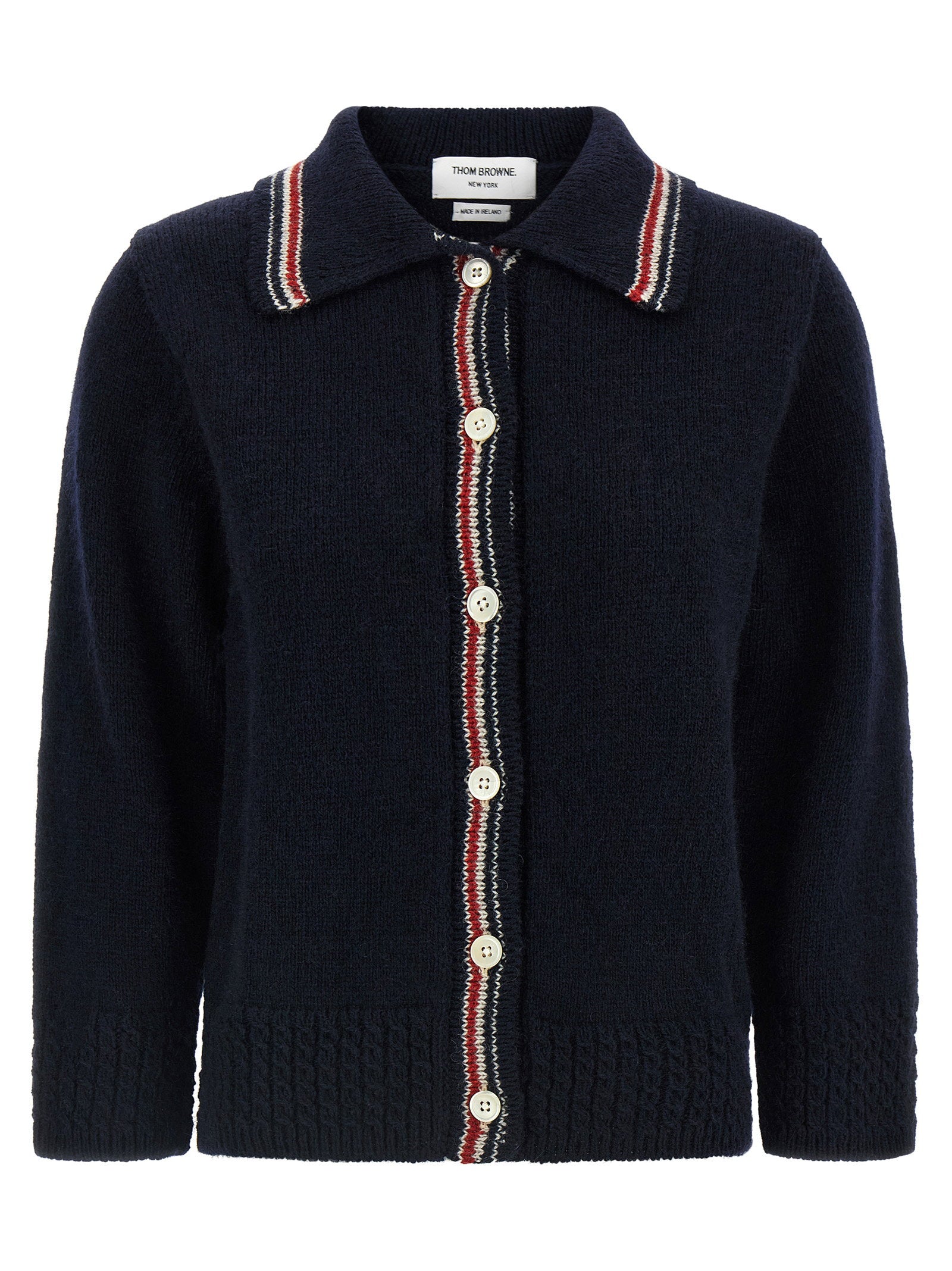 Thom Browne Hector Intarsia Cardigan