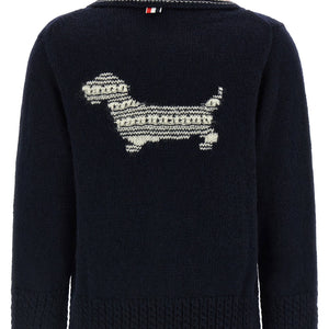 Thom Browne Hector Intarsia Cardigan