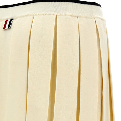 Thom Browne Knitted Pleated Skirt