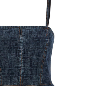Fendi Ff Denim Dress