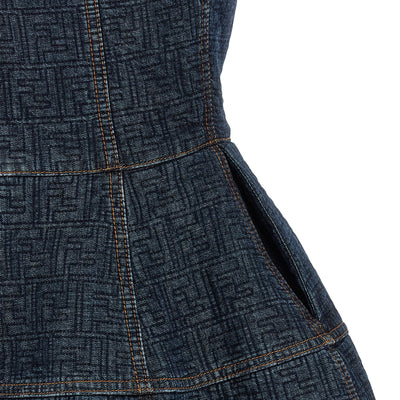 Fendi Ff Denim Dress
