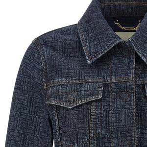 Fendi Ff Denim Bolero Jacket