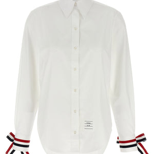 Thom Browne Rwb Tape Cuffs Shirt
