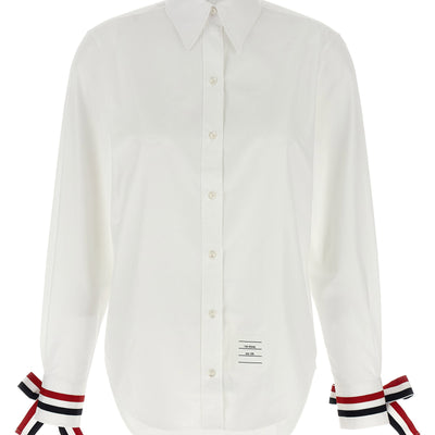 Thom Browne Rwb Tape Cuffs Shirt