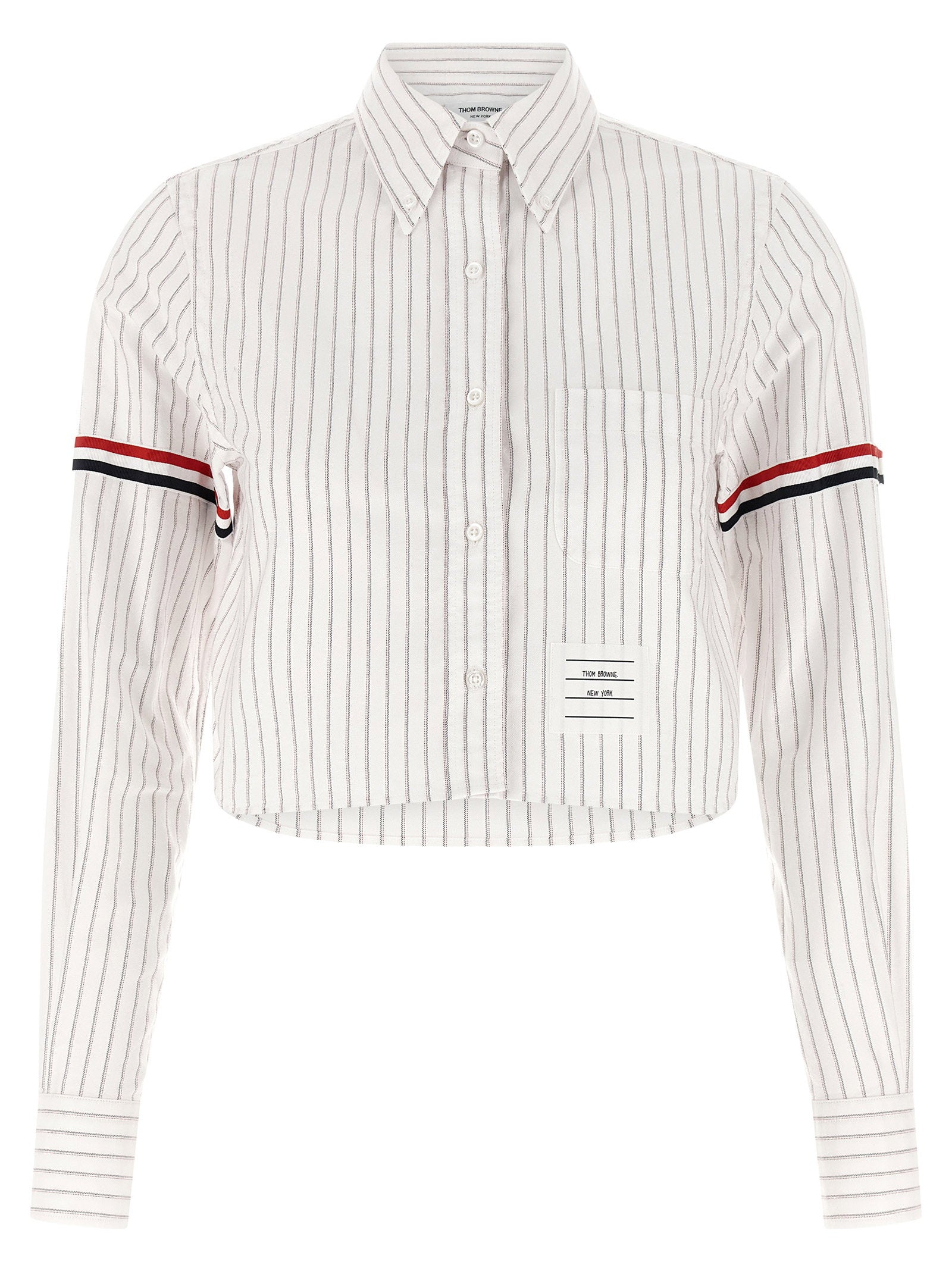 Thom Browne 4bar Cropped Shirt