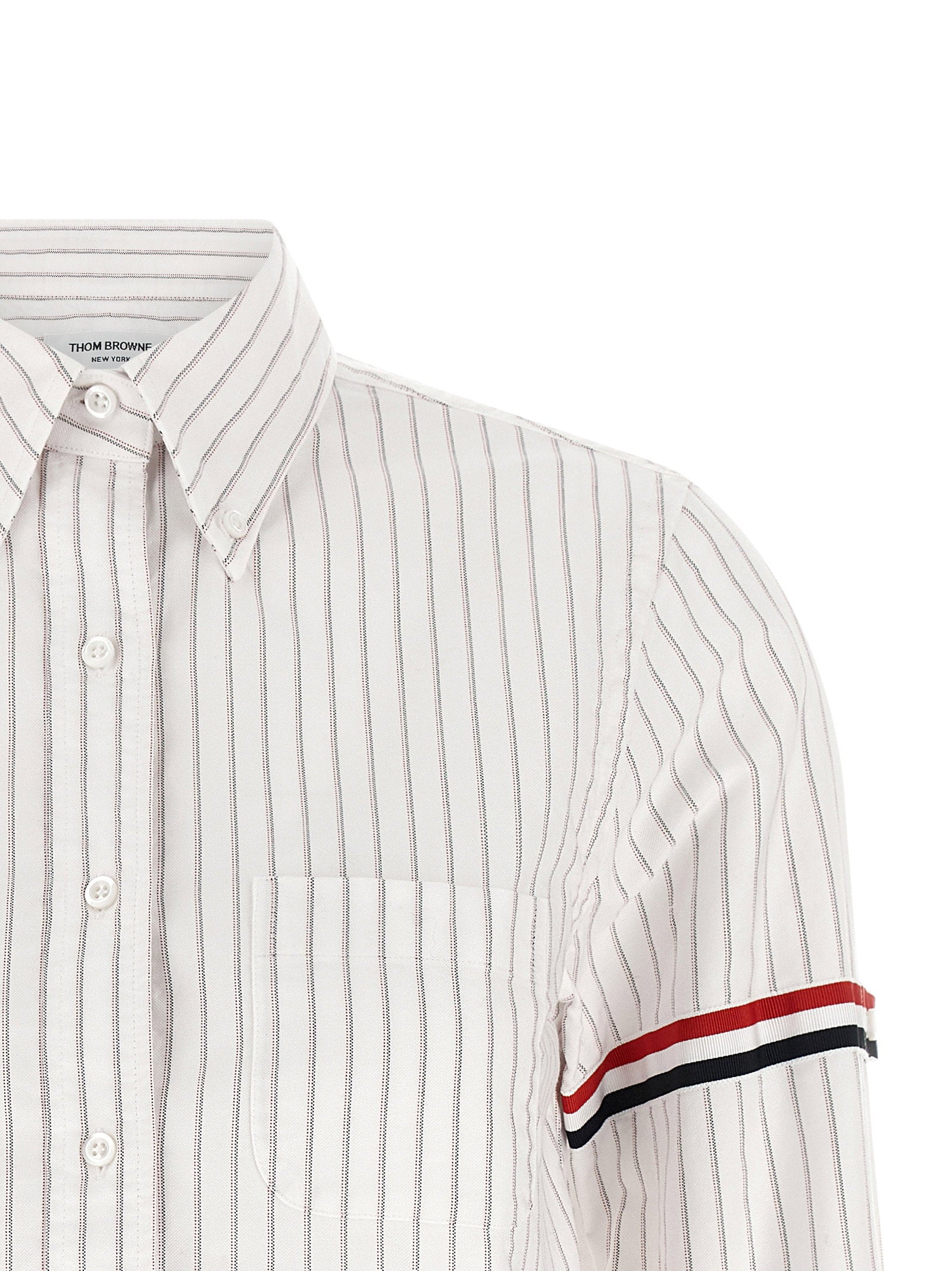 Thom Browne 4bar Cropped Shirt