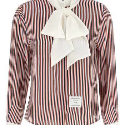 Thom Browne Removable Lavallière Collar Shirt