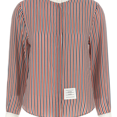 Thom Browne Removable Lavallière Collar Shirt