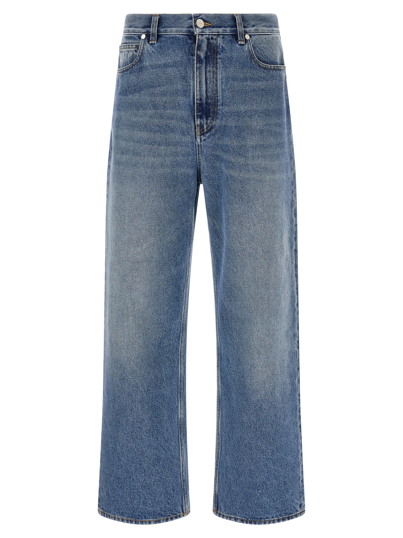 Fendi Ff Patch Jeans Saddlery