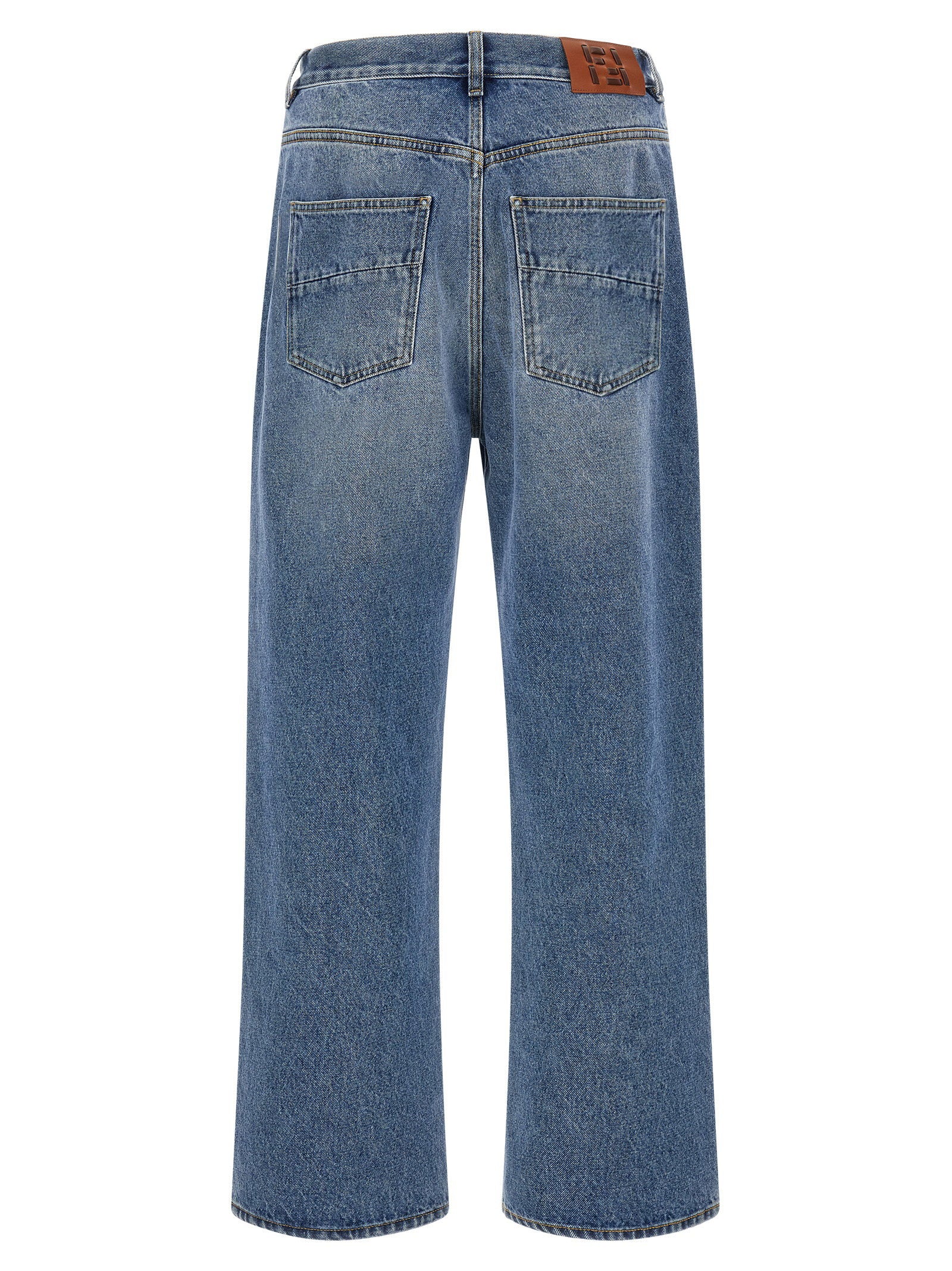 Fendi Ff Patch Jeans Saddlery