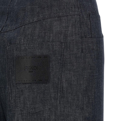 Fendi Roma Patch Jeans