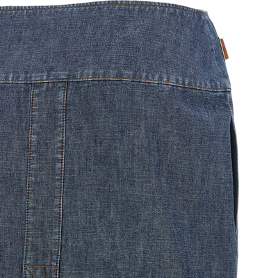 Fendi Chambray Denim Skirt