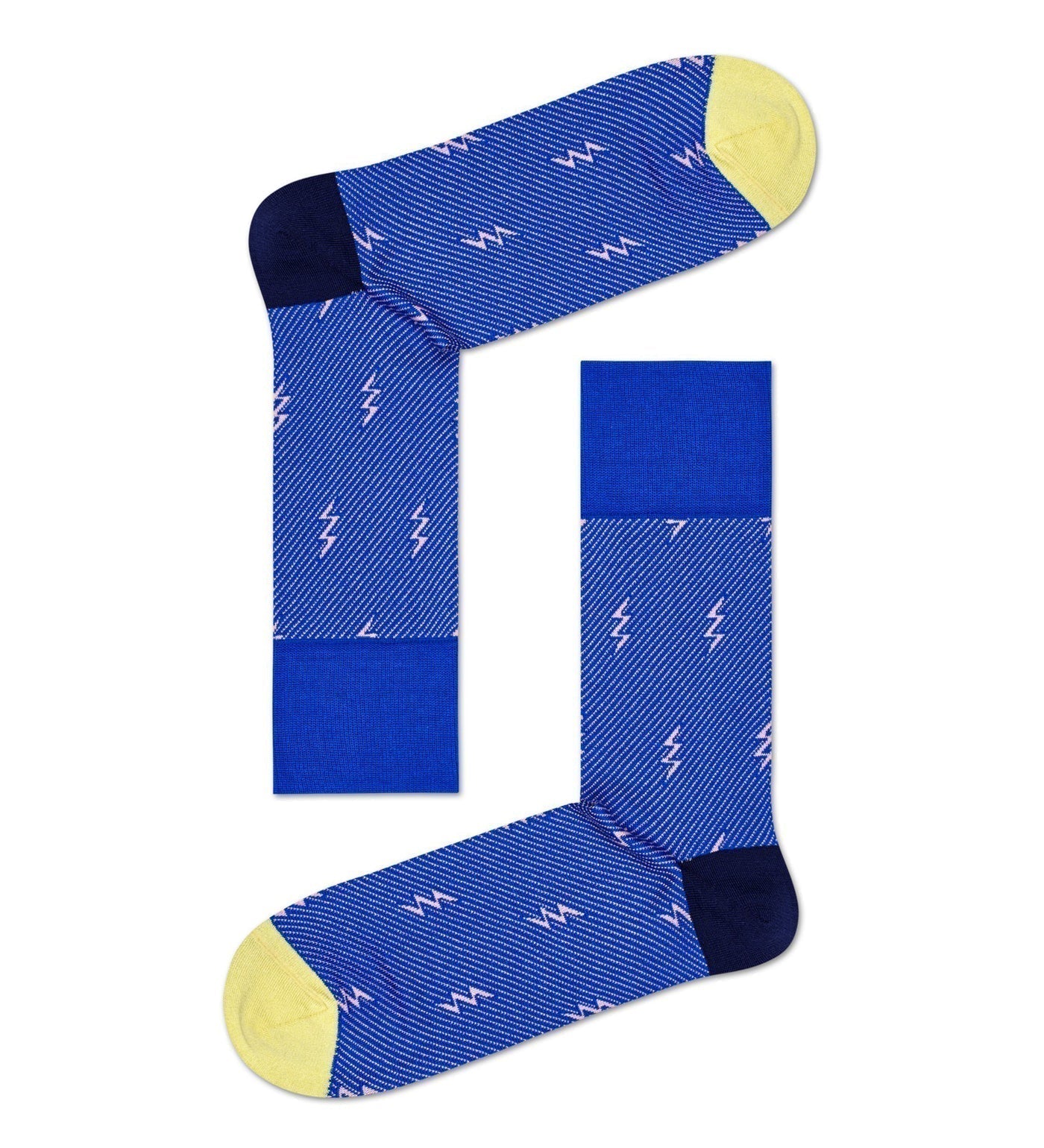 Happy Socks Dressed Flash Crew Length Socks for Men
