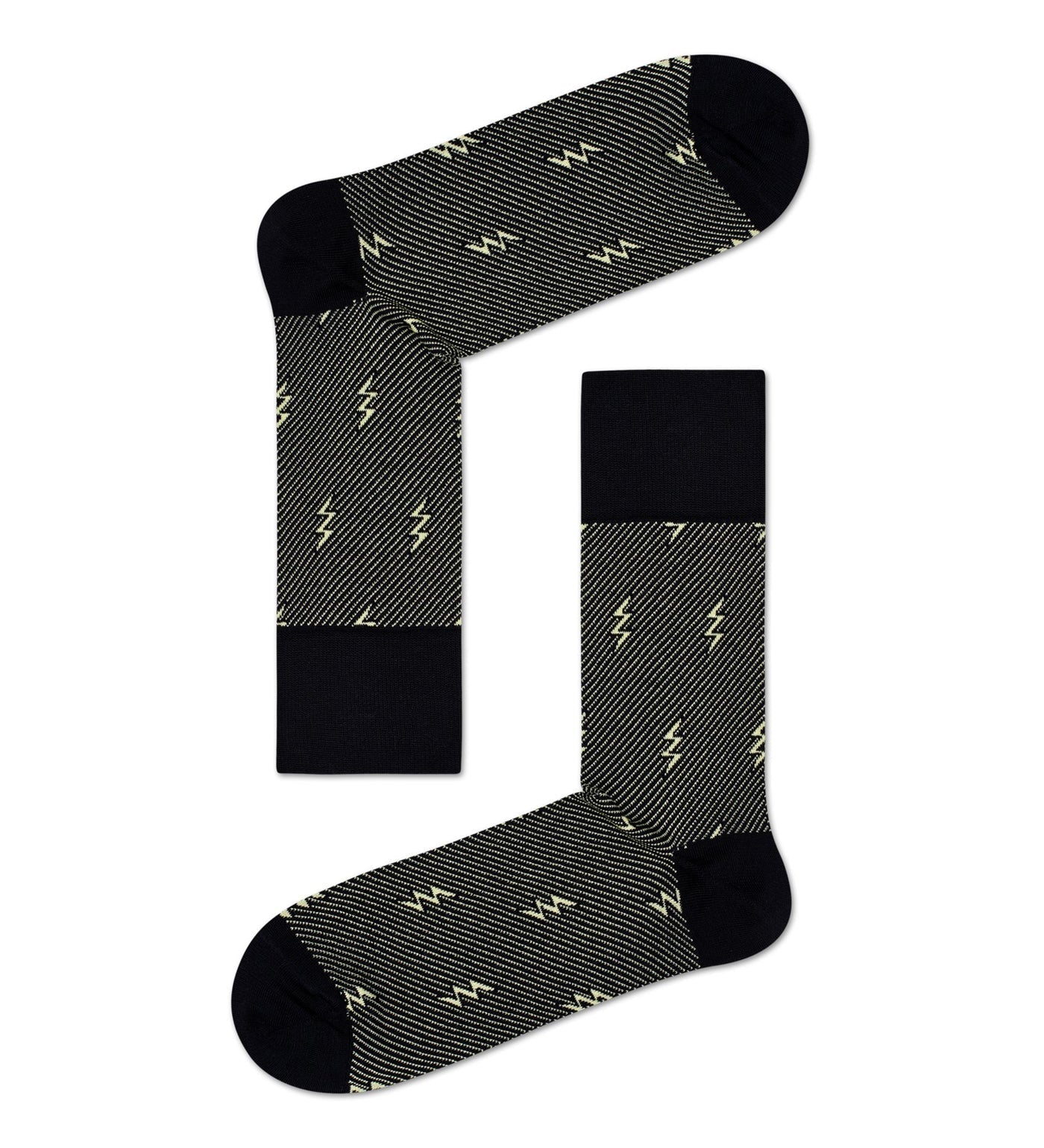 Happy Socks Dressed Flash Design Crew Length Socks for Men