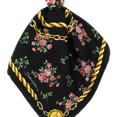 Dolce & Gabbana Mazzolini Di Rose Scarf