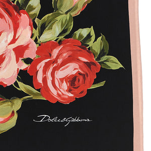 Dolce & Gabbana Bouquet Rose Scarf