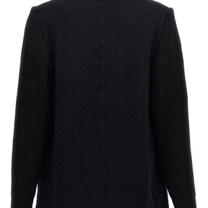 Comme Des Garcons Shirt Double-breasted Wool Coat