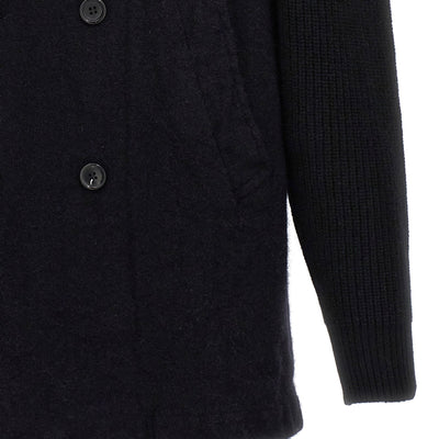 Comme Des Garcons Shirt Double-breasted Wool Coat