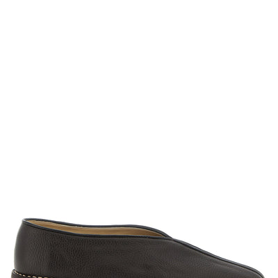 Lemaire Piped Crepe Slippers