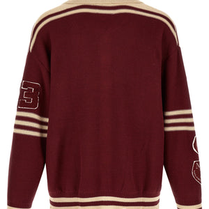 Found Fin Varsity Collared Cardigan