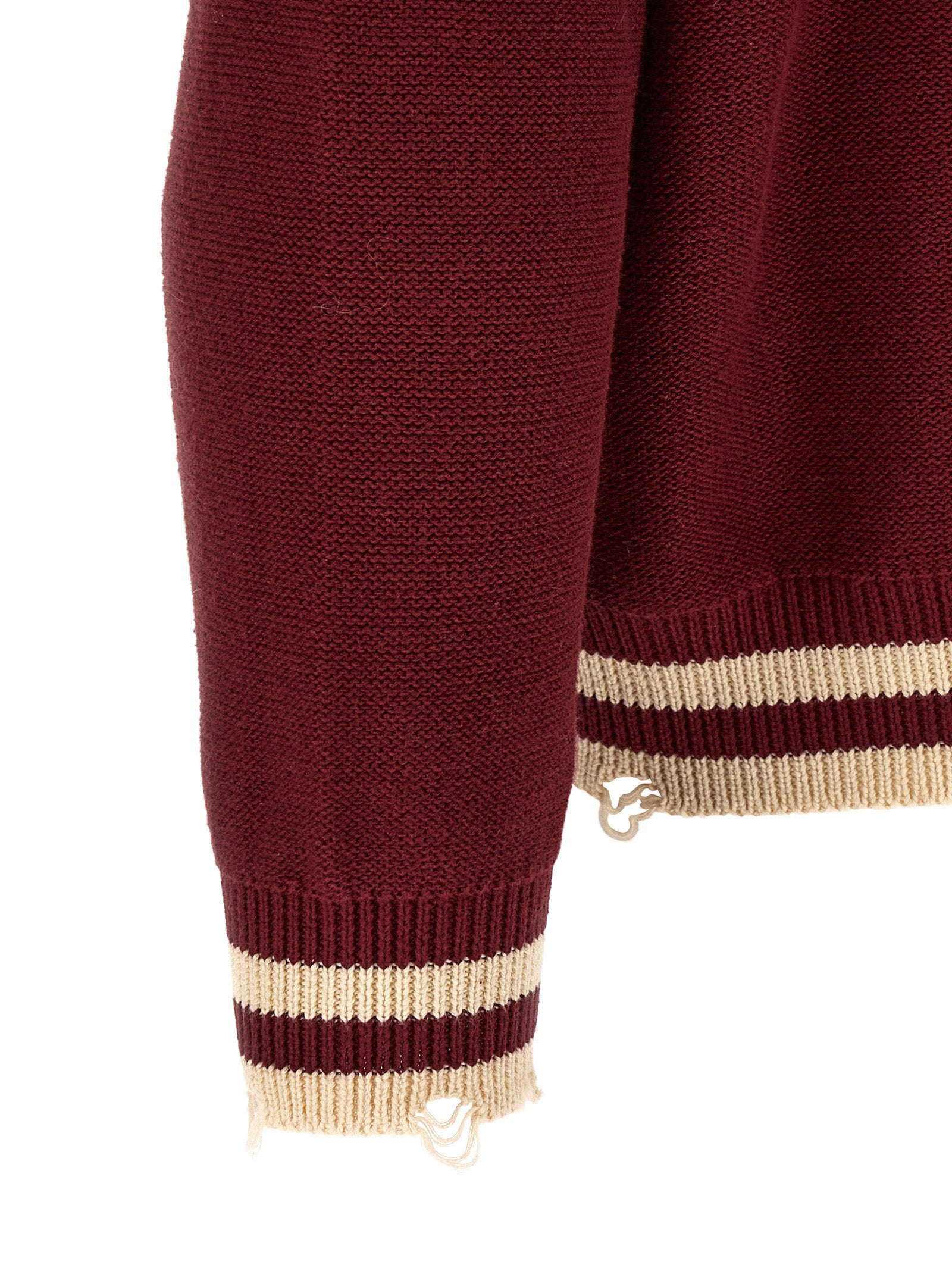 Found Fin Varsity Collared Cardigan