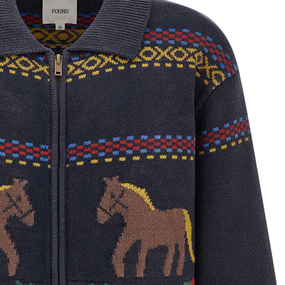 Found Isles Cardigan With Intarsia
