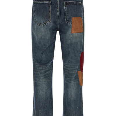 Found Patchwork Jeans
