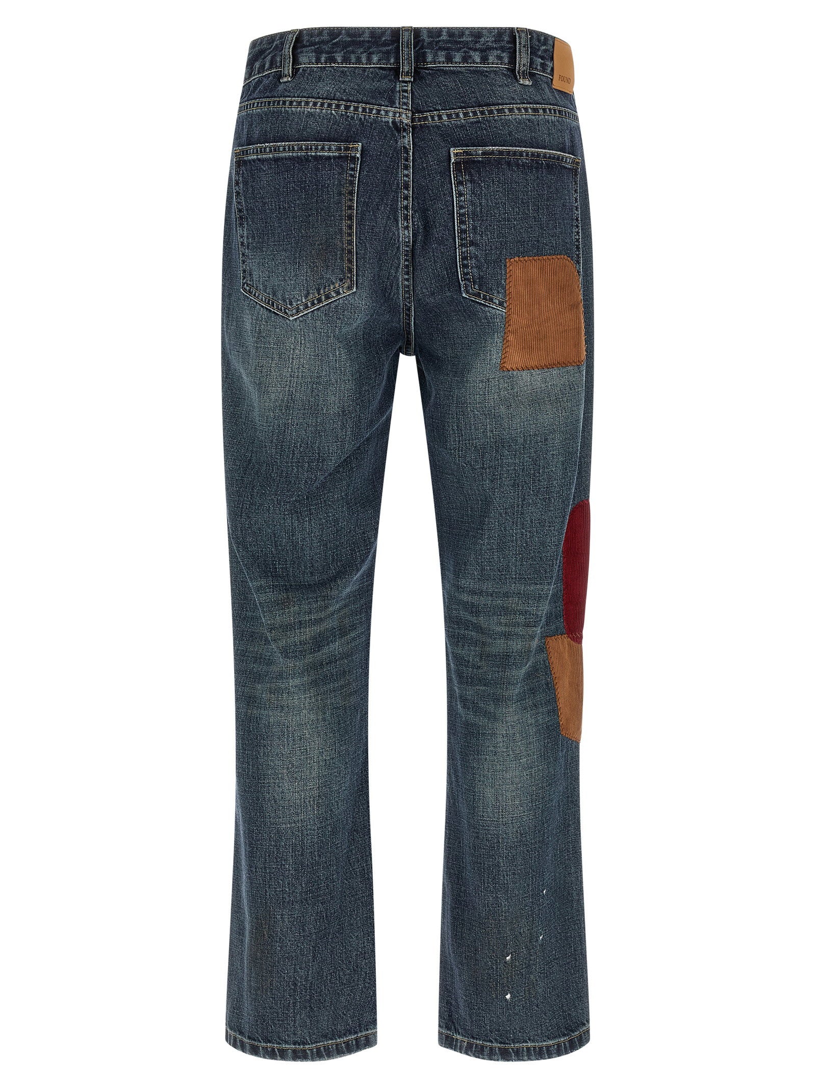 Found Patchwork Jeans