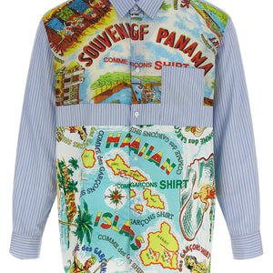 Comme Des Garcons Shirt Patterned Inserts Shirt
