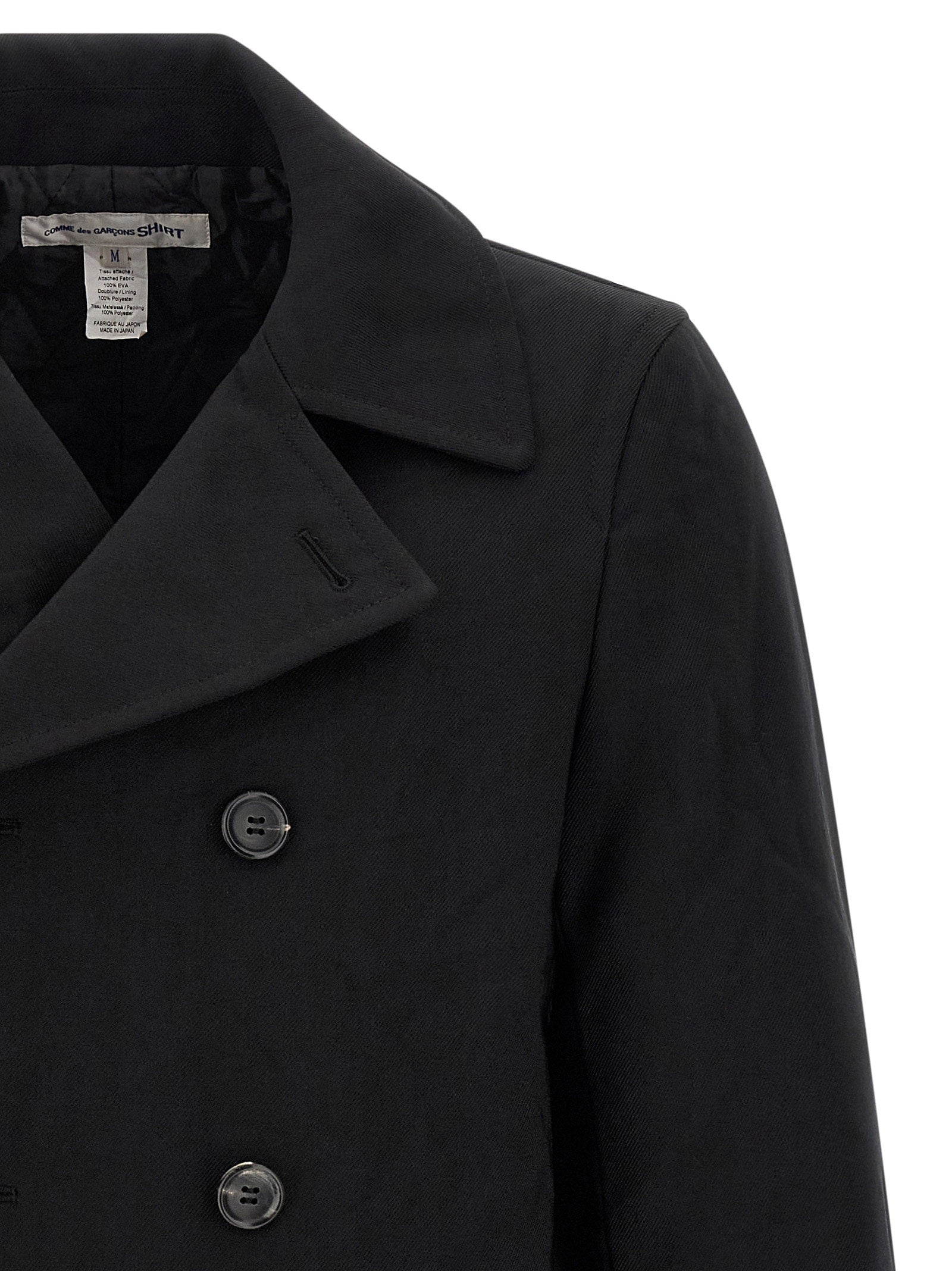 Comme Des Garcons Shirt Double-breasted Caban