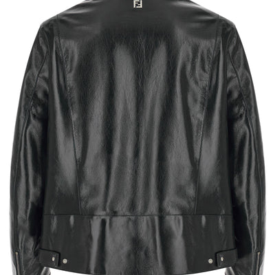 Fendi Lacquered Leather Blouson