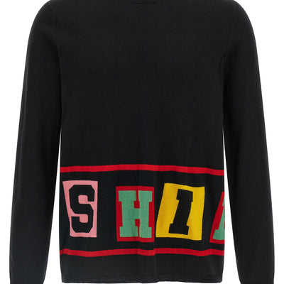 Comme Des Garcons Shirt Intarsia Sweater