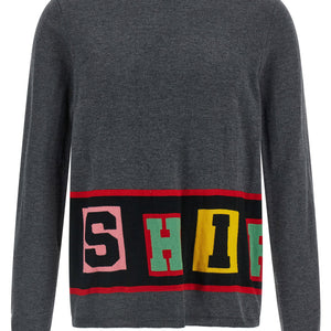 Comme Des Garcons Shirt Intarsia Sweater