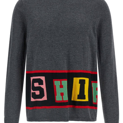 Comme Des Garcons Shirt Intarsia Sweater