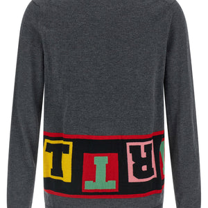 Comme Des Garcons Shirt Intarsia Sweater