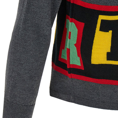 Comme Des Garcons Shirt Intarsia Sweater
