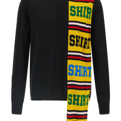 Comme Des Garcons Shirt Intarsia Sweater