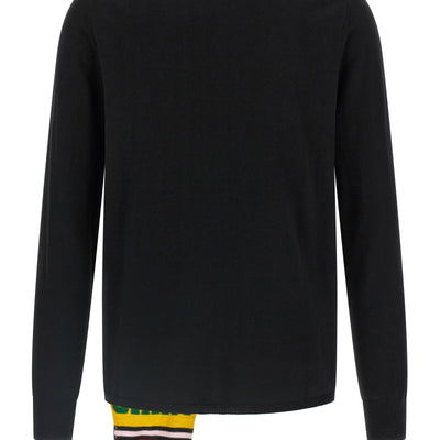 Comme Des Garcons Shirt Intarsia Sweater