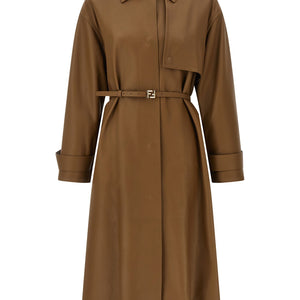 Fendi Nappa Trench Coat