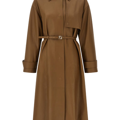 Fendi Nappa Trench Coat