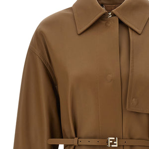Fendi Nappa Trench Coat