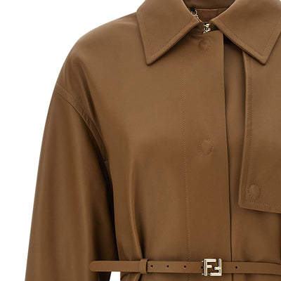 Fendi Nappa Trench Coat