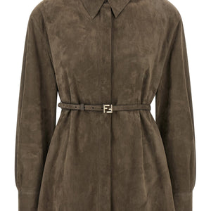 Fendi Suede Shirt