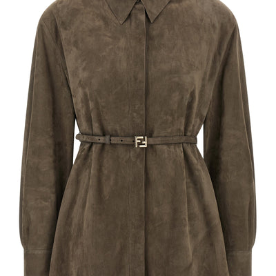 Fendi Suede Shirt