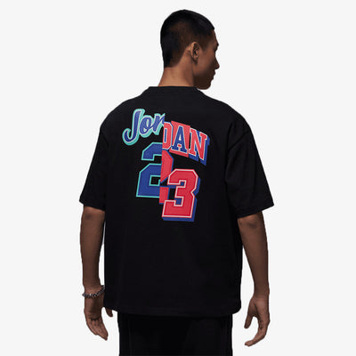 Jordan | AS M J OVRSZ SS CREW GCEL  { BLACK