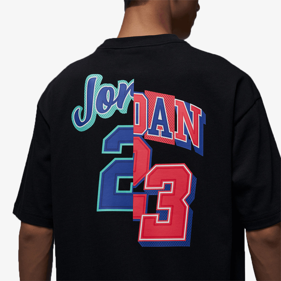 Jordan | AS M J OVRSZ SS CREW GCEL  { BLACK