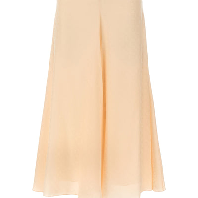 Fendi Ff Silk Skirt