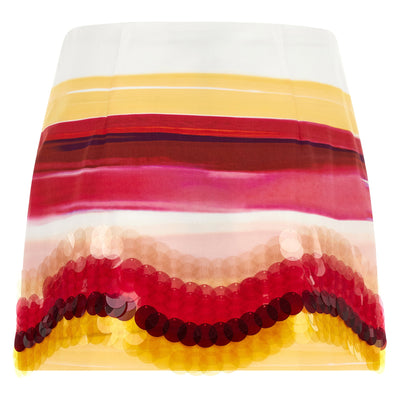 Fendi Striped Cotton Skirt